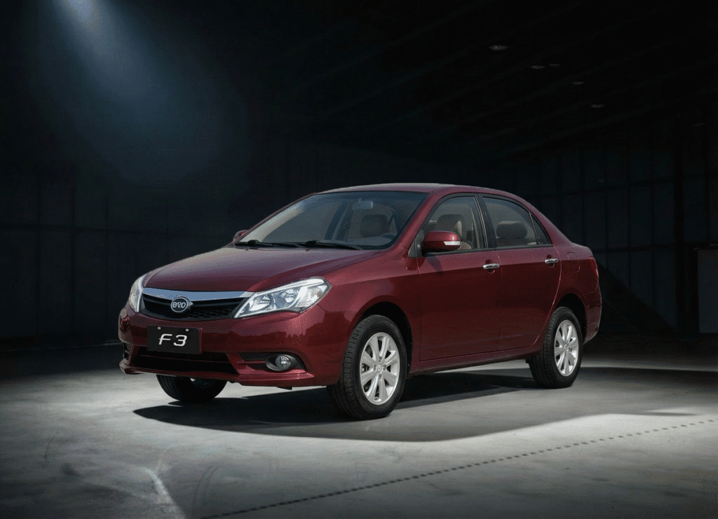 BYD F3 – Year Model: 2025 | Car Color: Burgundy